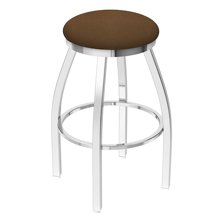 Holland Bar Stool Co 36" Swivel X-Tall Bar Stool, Chrome Finish, Rein Thatch Seat 80236CH026